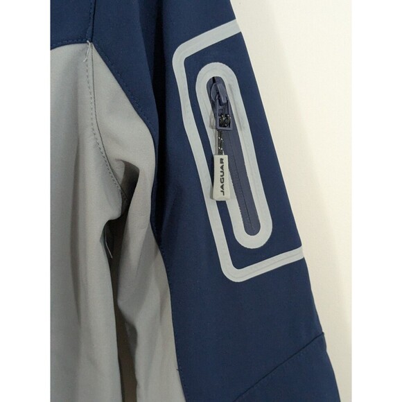 NWT JAGUAR NAVY & GRAY WOMEN'S LOGO SOFTSHELL JACKET SZ US 6 RET $115 - Picture 4 of 13